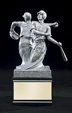 Baseball Double Action Male Trophy
