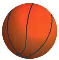 Basketball 3D Stock Magnet