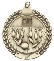 Bowling Laurel Leaf Medal