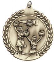 Cheerleading Laurel Leaf Medal