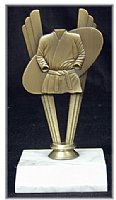 Judo Die Cast Metal Trophy