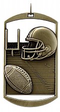 Football Dog Tag Medal