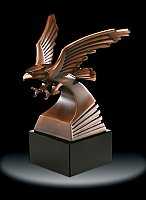 Eagle electroplate Figure on Base