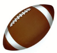 Football 3D Stock Magnet