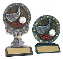 Golf All Star Resin Trophy