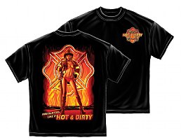 Firefighters Like it Hot & Dirty T Shirt