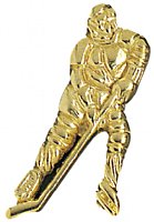 Ice Hockey Player Chenille Pin