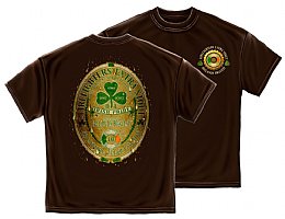 Irelands Bravest Extra Stout T Shirt (Brown)