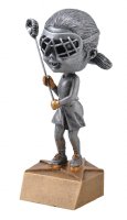 Lacrosse Female Bobble Head Figurine
