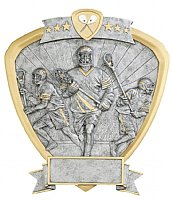 Lacrosse Male Resin Shield Award