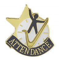 Achievement Attendance Pin