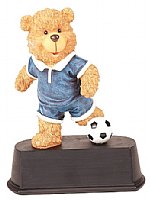 Soccer Bear Figurine