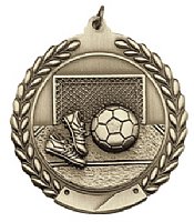 Soccer Laurel Leaf Medal