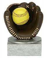Softball Colortek Resin Figurine