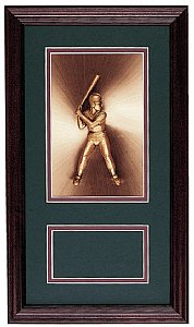 Softball Copper Fusion Plaque