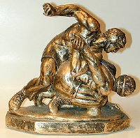 Wrestling Guillotine Large Figurine