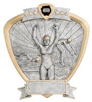 Swimming Resin Shield Award