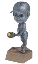 Tennis Bobble Head Female Figurine