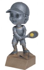 Tennis Bobble Head Male Figurine