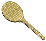 Tennis Racket Lapel Pin