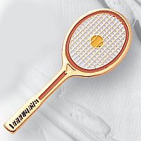 Tennis Chenille Enamel Pin