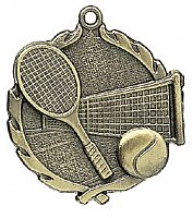 Tennis Wreath Medal (2 Sizes)