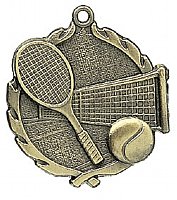 Tennis Wreath Medal (2 Sizes)