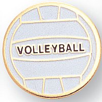 Volleyball Chenille Enamel Pin