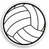 Volleyball Stock Magnet
