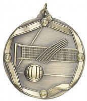 Volleyball Medal Ribbon Edge