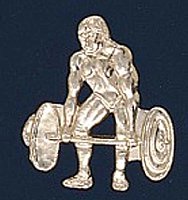 Weighlifting Chenille PIn