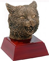 Wildcat Mascot Resin Figurine