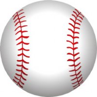 Baseball 3D Stock Magnet