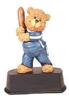 Baseball/Softball Bear Figurine