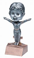 Gymnastics Female Bobble Head Figurine