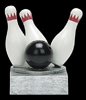 Bowling Color Resin Award