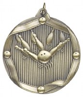 Bowling Medal Ribbon Edge