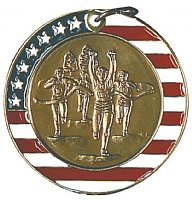 Cross Country Medal Stars & Stripes