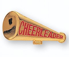 Cheerleading Megaphone Pin