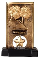 Cheerleading Spin Resin Trophy