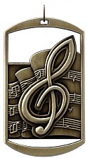 Music Dog Tag Medal