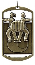 Karate Dog Tag Medal