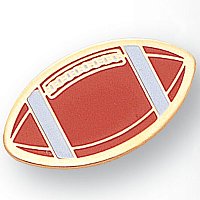 Football Chenille Enamel Lapel Pin