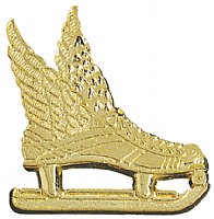 Hockey Winged Skate Chenille Pin